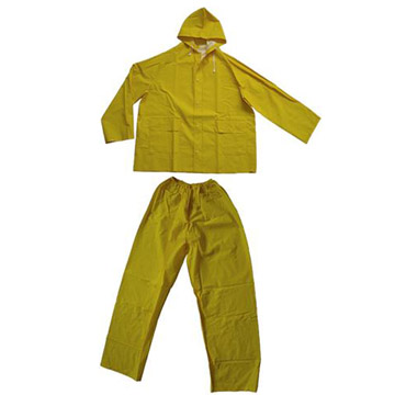 PVC - Poly - PVC Rainsuits